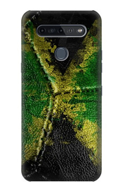 S3319 Jamaica Flag Vintage Football Graphic Case For LG K51S