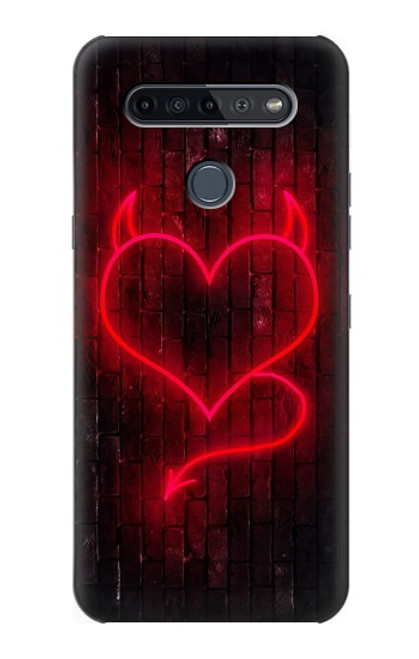 S3682 Devil Heart Case For LG K51S