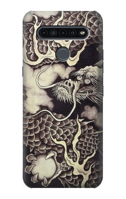 S2719 Japan Painting Dragon Case For LG K41S