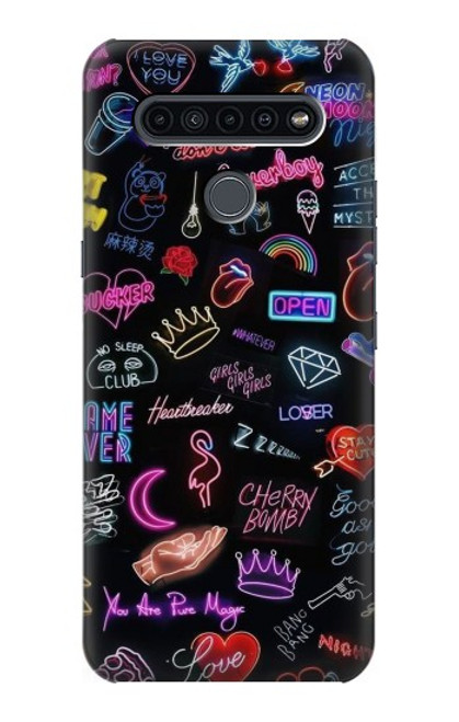 S3433 Vintage Neon Graphic Case For LG K41S