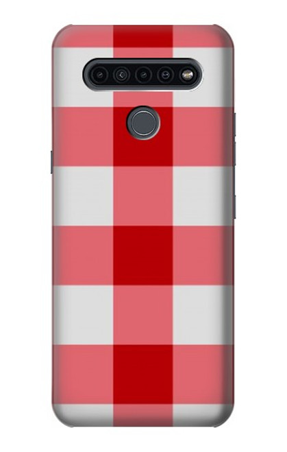 S3535 Red Gingham Case For LG K41S