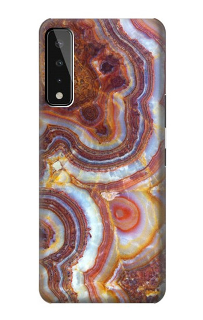 S3034 Colored Marble Texture Printed Case For LG Stylo 7 4G