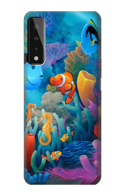 S3227 Underwater World Cartoon Case For LG Stylo 7 4G