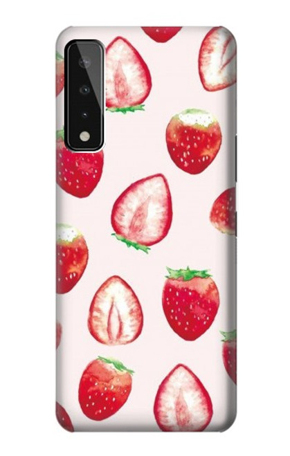 S3481 Strawberry Case For LG Stylo 7 4G