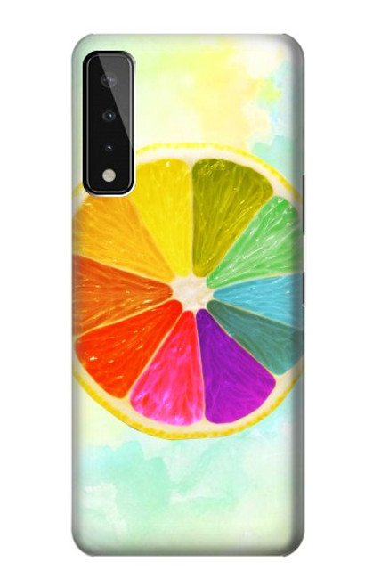 S3493 Colorful Lemon Case For LG Stylo 7 4G