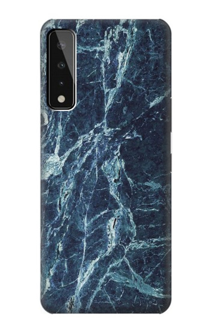 S2799 Light Blue Marble Stone Graphic Printed Case For LG Stylo 7 5G