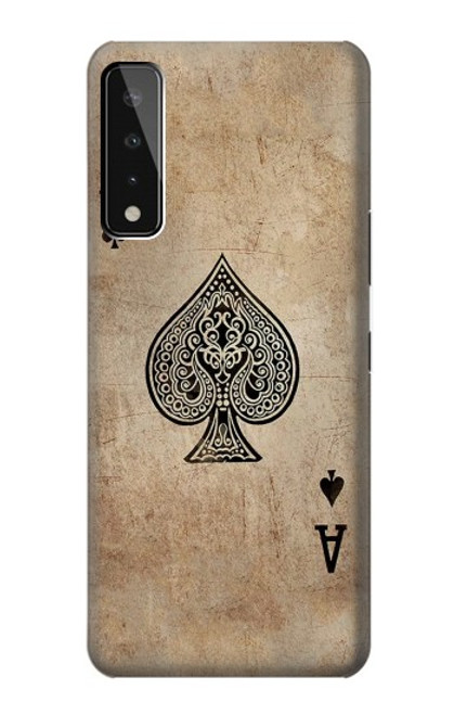 S2928 Vintage Spades Ace Card Case For LG Stylo 7 5G