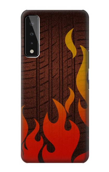 S2988 Rally Car Tire Fire Case For LG Stylo 7 5G