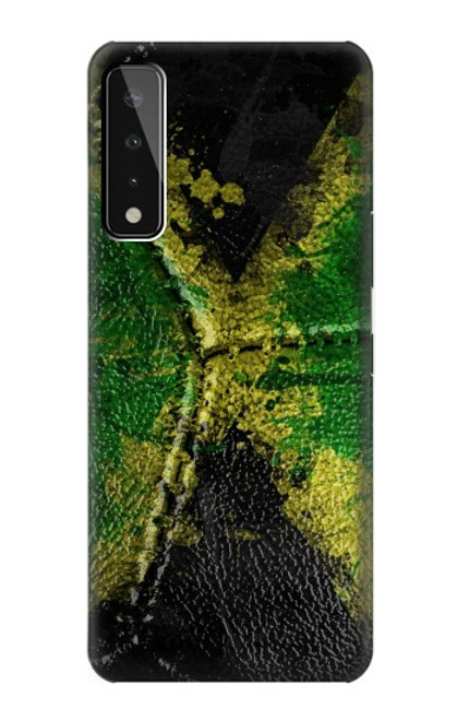 S3319 Jamaica Flag Vintage Football Graphic Case For LG Stylo 7 5G