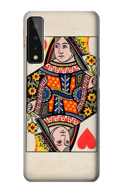 S3429 Queen Hearts Card Case For LG Stylo 7 5G