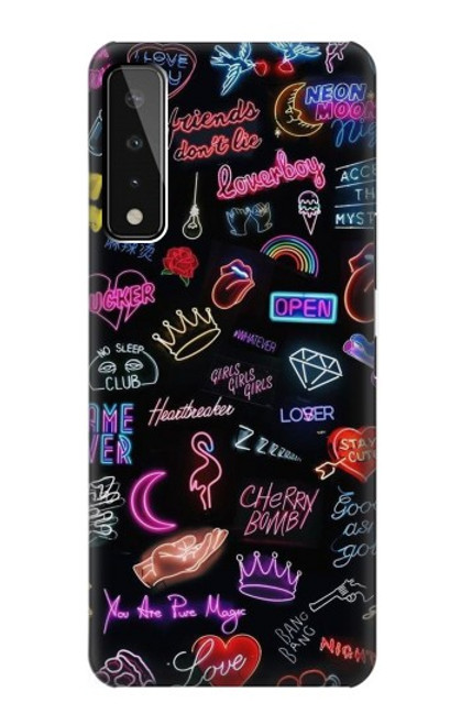 S3433 Vintage Neon Graphic Case For LG Stylo 7 5G