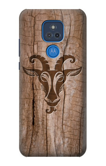 S2183 Goat Wood Graphic Printed Case For Motorola Moto G Play (2021)