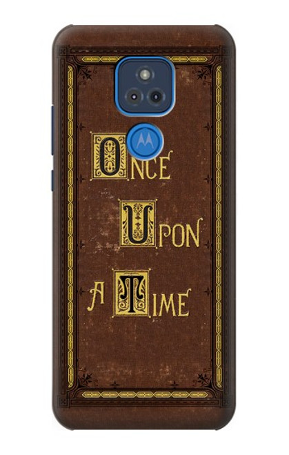 S2824 Once Upon a Time Book Cover Case For Motorola Moto G Play (2021)