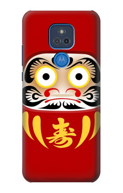 S3045 Japan Good Luck Daruma Doll Case For Motorola Moto G Play (2021)