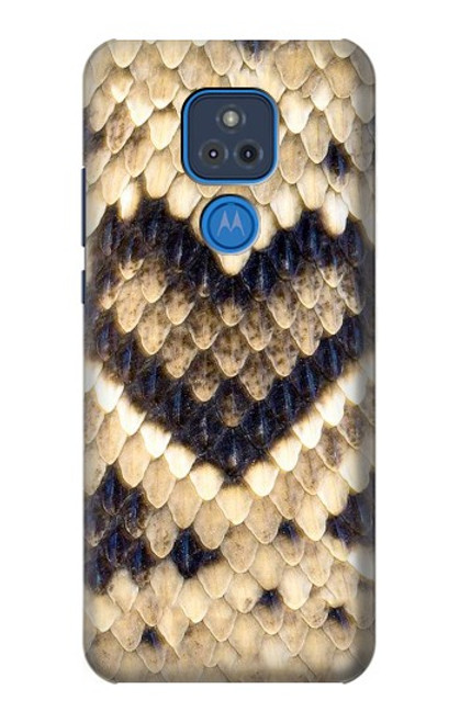 S3417 Diamond Rattle Snake Graphic Print Case For Motorola Moto G Play (2021)