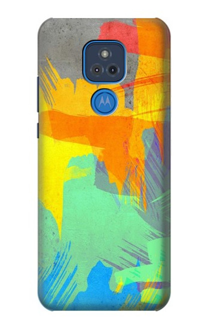 S3423 Brush Stroke Case For Motorola Moto G Play (2021)