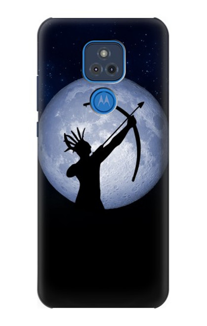 S3489 Indian Hunter Moon Case For Motorola Moto G Play (2021)