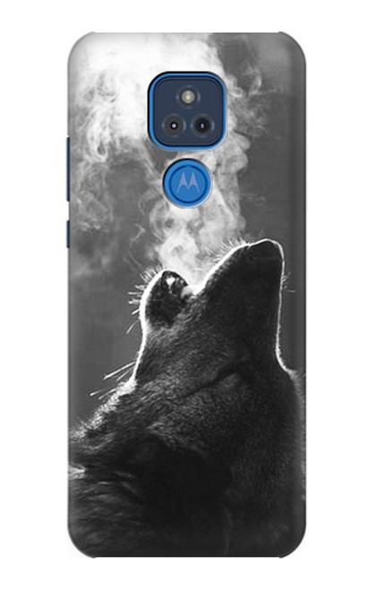 S3505 Wolf Howling Case For Motorola Moto G Play (2021)