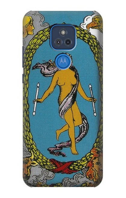 S3746 Tarot Card The World Case For Motorola Moto G Play (2021)