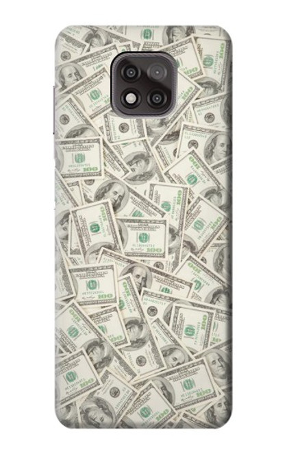 S2077 Money Dollar Banknotes Case For Motorola Moto G Power (2021)