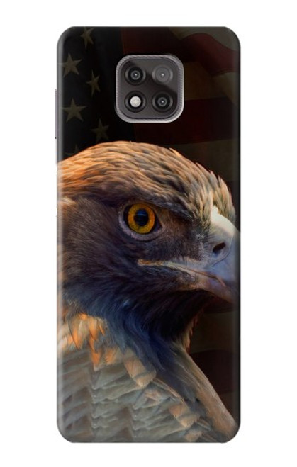 S3376 Eagle American Flag Case For Motorola Moto G Power (2021)