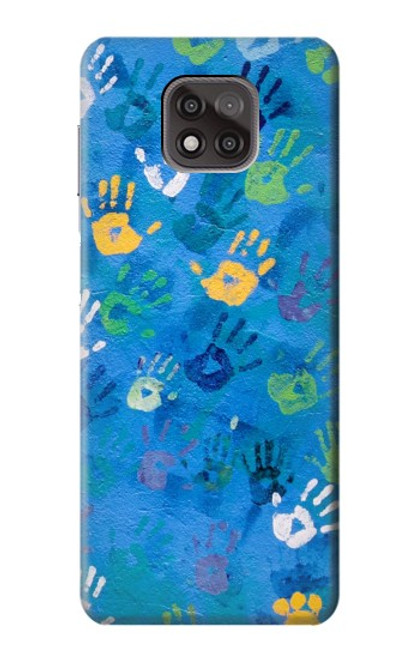 S3403 Hand Print Case For Motorola Moto G Power (2021)