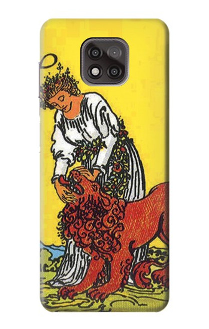 S3458 Strength Tarot Card Case For Motorola Moto G Power (2021)