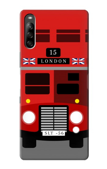 S2058 England British Double Decker Bus Case For Sony Xperia L5