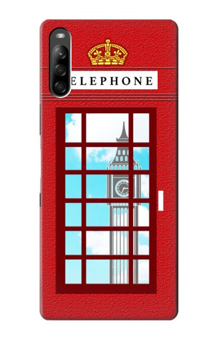 S2059 England British Telephone Box Minimalist Case For Sony Xperia L5