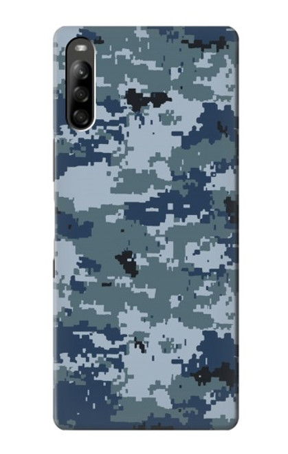 S2346 Navy Camo Camouflage Graphic Case For Sony Xperia L5