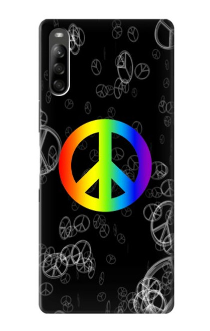 S2356 Peace Sign Case For Sony Xperia L5