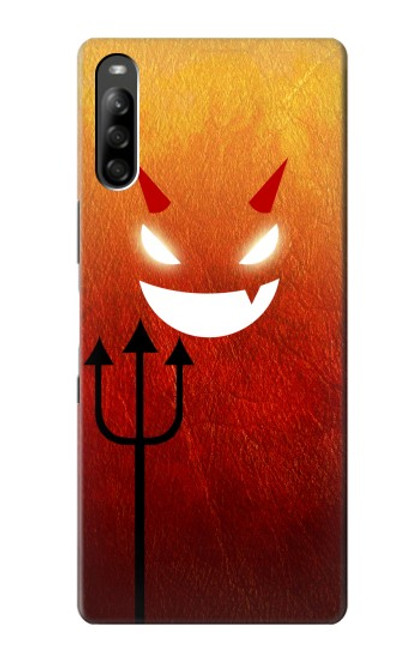 S2454 Red Cute Little Devil Cartoon Case For Sony Xperia L5