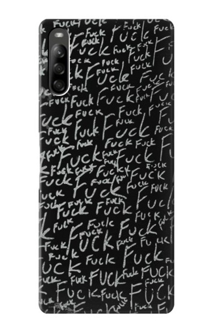 S3478 Funny Words Blackboard Case For Sony Xperia L5