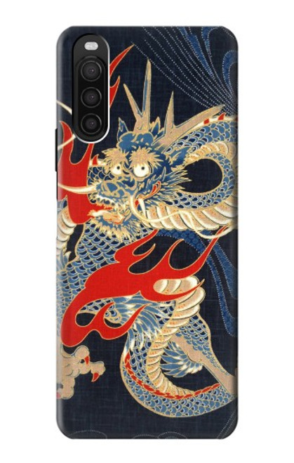 S2073 Japan Dragon Art Case For Sony Xperia 10 III