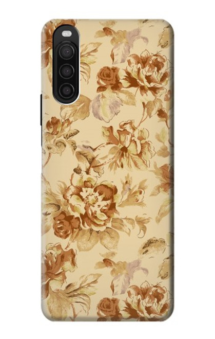 S2180 Flower Floral Vintage Pattern Case For Sony Xperia 10 III