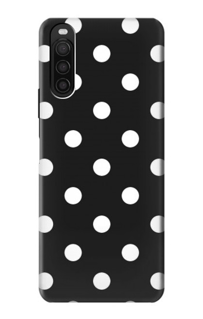 S2299 Black Polka Dots Case For Sony Xperia 10 III