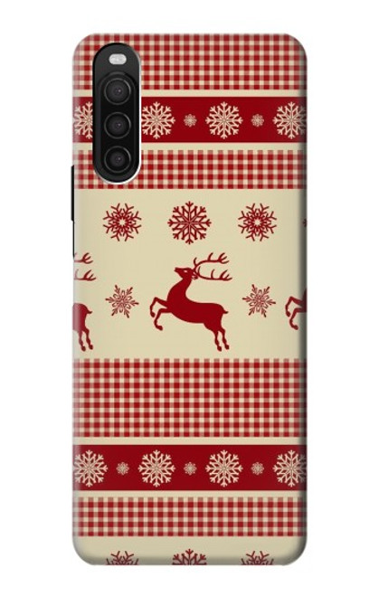 S2310 Christmas Snow Reindeers Case For Sony Xperia 10 III