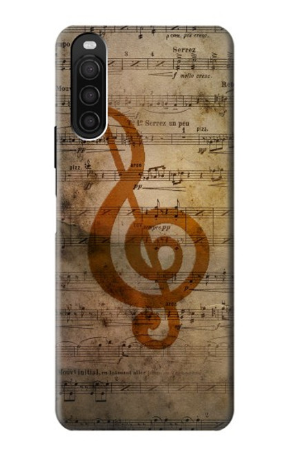 S2368 Sheet Music Notes Case For Sony Xperia 10 III