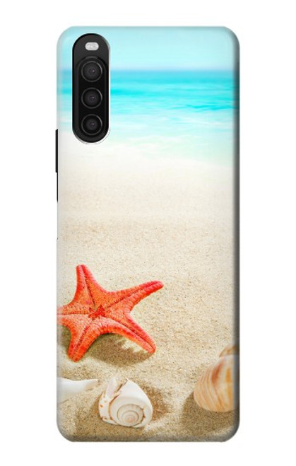 S3212 Sea Shells Starfish Beach Case For Sony Xperia 10 III