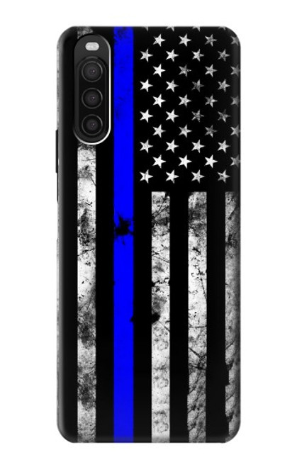 S3244 Thin Blue Line USA Case For Sony Xperia 10 III