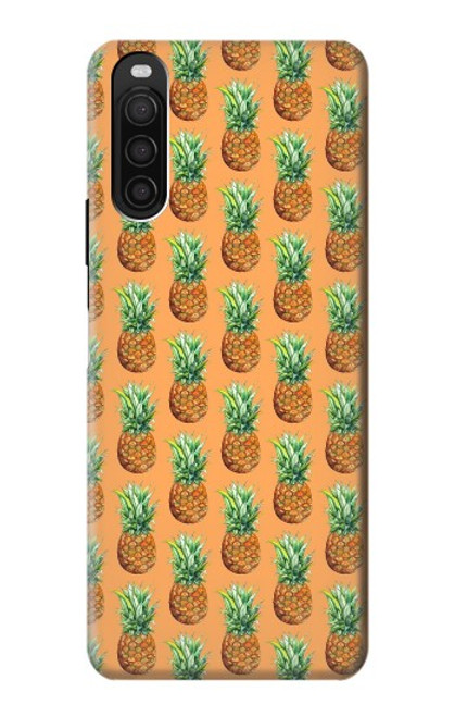 S3258 Pineapple Pattern Case For Sony Xperia 10 III