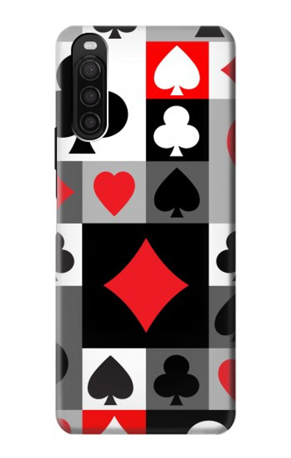 S3463 Poker Card Suit Case For Sony Xperia 10 III