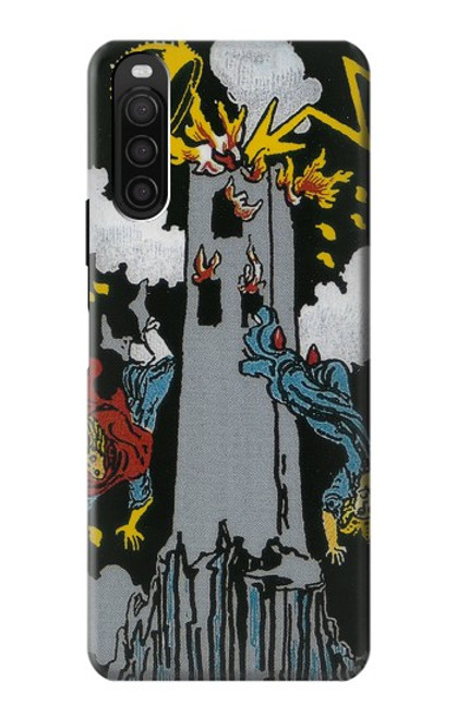 S3745 Tarot Card The Tower Case For Sony Xperia 10 III