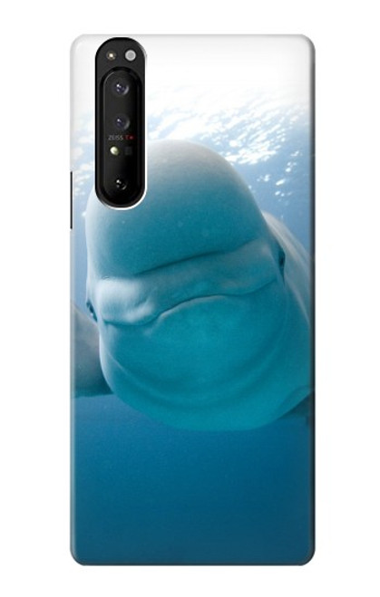 S1801 Beluga Whale Smile Whale Case For Sony Xperia 1 III