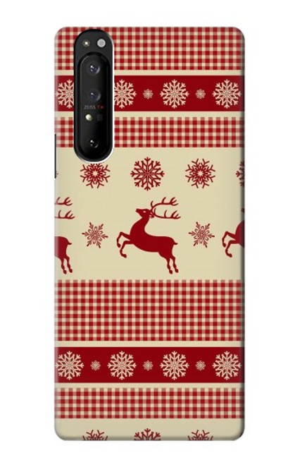 S2310 Christmas Snow Reindeers Case For Sony Xperia 1 III