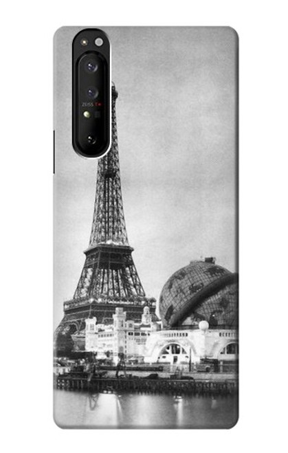 S2350 Old Paris Eiffel Tower Case For Sony Xperia 1 III