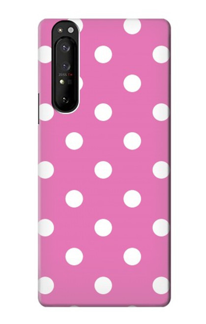 S2358 Pink Polka Dots Case For Sony Xperia 1 III