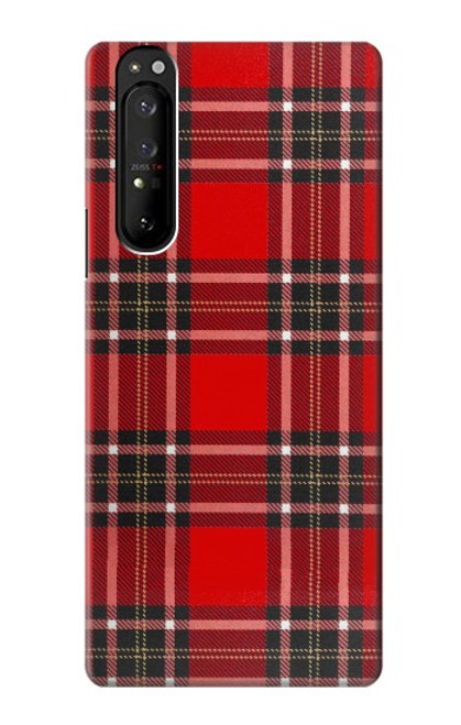 S2374 Tartan Red Pattern Case For Sony Xperia 1 III