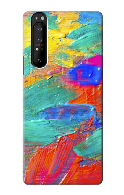 S2942 Brush Stroke Painting Case For Sony Xperia 1 III