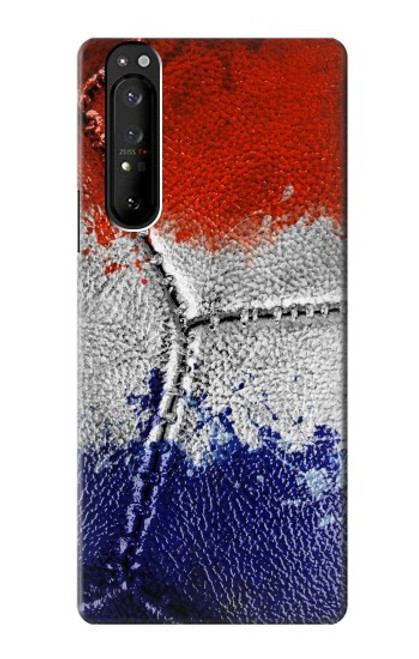 S3304 France Flag Vintage Football Graphic Case For Sony Xperia 1 III